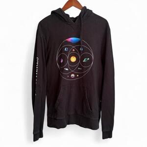 Coldplay Music of the Spheres Concert Tour Mens L Indie Rock Hoodie